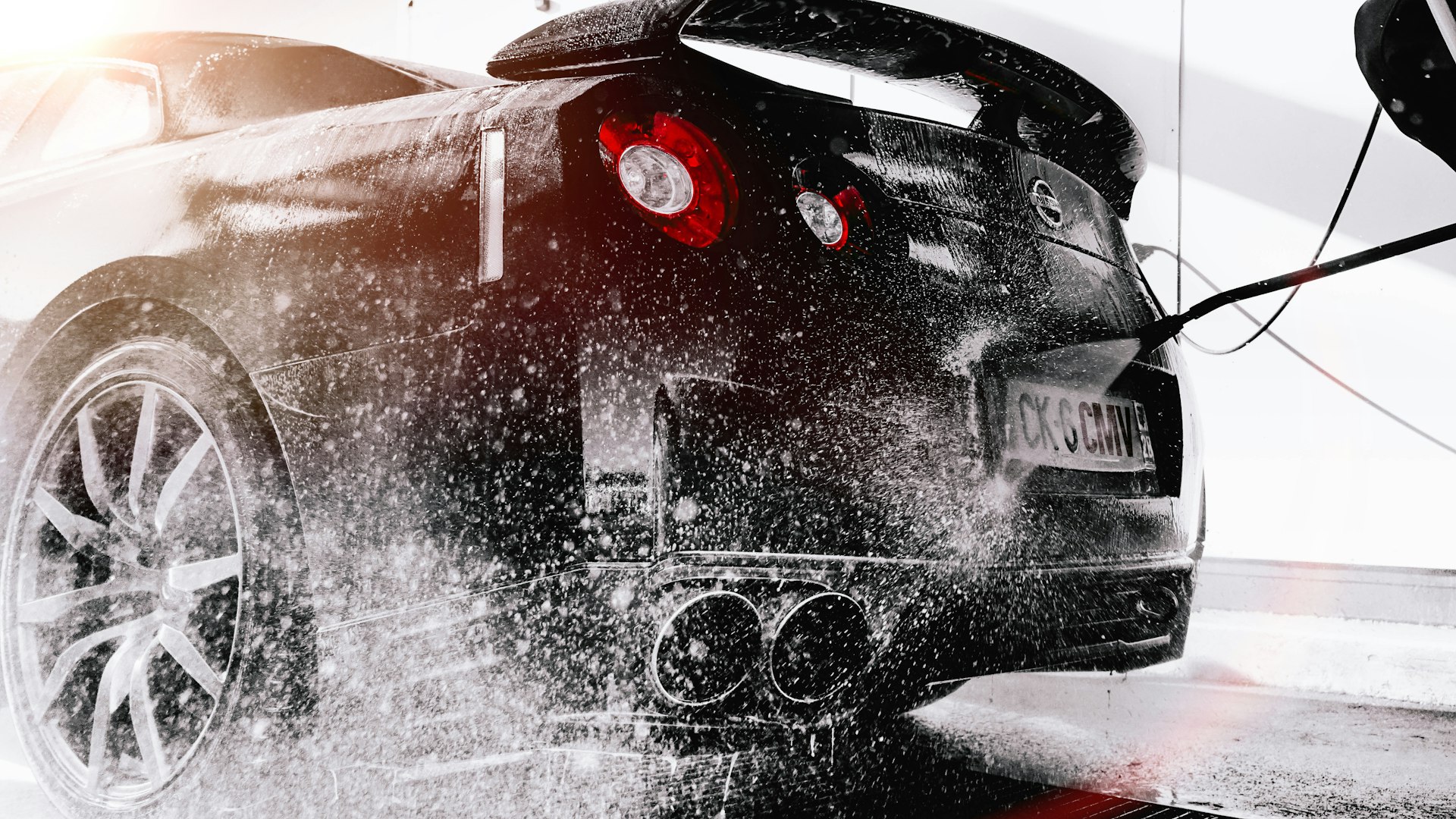Service trades - Odoo solution - grayscale photo of black car